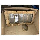 GROUP OF BRASS SHIP RELATED ITEMS, PORT WINDOW 16
