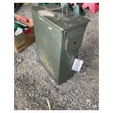 METAL AMMO CAN WITH WELDING RODS, 7018