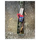METAL AMMO CAN WITH CONTENTS, MISC MACHINING BITS