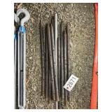 GROUP OF 18 IN CURB PINS