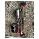 GROUP INCLUDING GOLF COURSE GREEN CUP CUTTER, ACCU