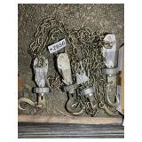 GROUP OF AIRCRAFT CARGO CHAIN BINDERS