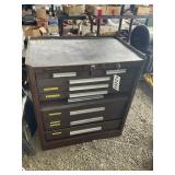 8 DRAWER METAL TOOL CHEST, LOCKING, 27 IN X 18 IN
