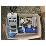 GROUP INCLUDING WIRE STRIPPER, AIR FILTER REGULATO