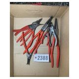 GROUP OF KNIPEX SNAP RING PLIERS