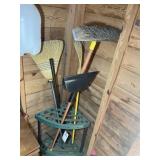 BROOMS AND PUMP SPRAYER