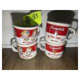 CAMPBELLS SOUP MUGS/BOWLS