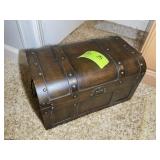DECORATIVE STORAGE TRUNK WITH MISC CD