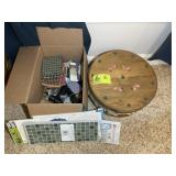 GROUP INCLUDING CRAFTING SUPPLIES, GLUE GUN, CHEES