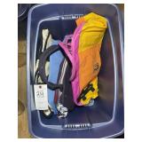 TOTE WITH MISC TOTE BAGS