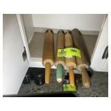 GROUP OF ROLLING PINS