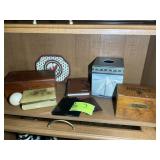 CONTENTS OF SECOND SHELF OF BARRISTER CABINET, DEC