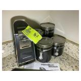 CAN OPENER AND CANISTER SET