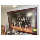 FRAMED POSTER OF THE BIG DANCE DUKE UNIVERSITY BAS