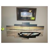 FRAMED AND MATTED BODIE LIGHTHOUSE PRINT BY ALAN M