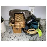 GROUP OF BASKETS AND KOOZIES