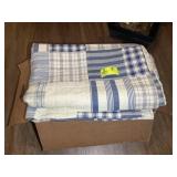 GROUP OF BLANKETS AND SHEETS