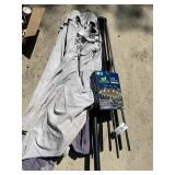 PATIO UMBRELLA, NEEDS REPAIR