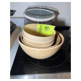 GROUP INCLUDING MICROWAVE FOOD COVERS AND MIXING B