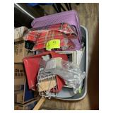 GROUP INCLUDING METAL ORGANIZER RACKS, SHELVES, BA