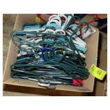 GROUP OF PLASTIC CLOTHES HANGERS