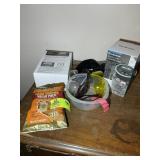 MISC GROUP INCLUDING SAFETY GLASSES, HAND WARMERS,