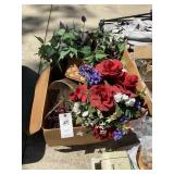 ARTIFICIAL FLOWERS AND BASKETS