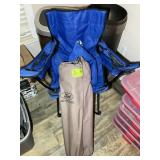 PAIR OF FOLDING CAMPING CHAIRS, ONE FORD EXPLORER