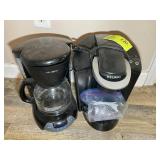 KEURIG COFFEE MAKER AND MR COFFEE DIGITAL COFFEE M