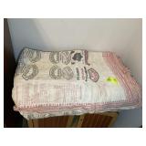 VINTAGE BROOKWOOD COUNTRY HAM TABLECLOTH/BLANKET