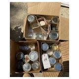 THREE BOXES OF CANNING TYPE JARS