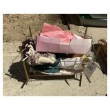 GROUP INCLUDING DOLL CRADLE AND DOLLS