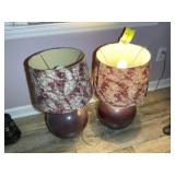 PAIR OF TABLE LAMPS, APPROX 23 IN TALL