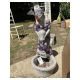 WOMAN WATER FOUNTAIN UNKNOWN CONDITION, HEAVY