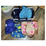 GROUP OF LUNCH PAILS AND BASKETS