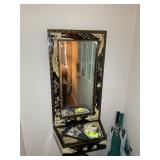 THE FRANKLIN MINT CHINOISERIE WALL MIRROR, 18 IN X