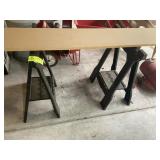 PAIR OF PLASTIC SAW HORSES