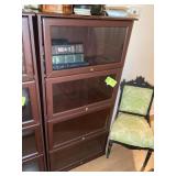 BARRISTER STYLE 4 DOOR CABINET, 29 IN X 13 IN X 60