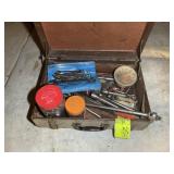 TRUNK WITH MISC TOOLS, SOCKETS, BREAKER BAR, EXTEN