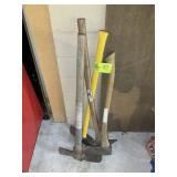 GROUP OF AXES AND PICK AXE