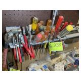 GROUP OF PLIERS AND SCREWDRIVERS