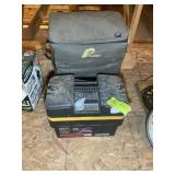 CRAFTSMAN TOOL ORGANIZER AND EMPTY PLANO TACKLE BO