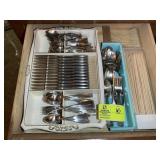 TOP DRAWER WITH FLATWARE, APPEARS TO BE COMMUNITY
