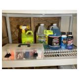 GROUP OF AUTO RELATED ITEMS, STARTING FLUID, WINDS