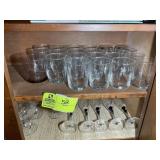 GROUP INCLUDING JUICE GLASSES, STEMMED GLASSWARE,