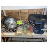 GROUP OF POWER TOOLS, CRAFTSMAN CIRCULAR SAW, RYOB