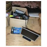 GROUP OF ELECTRONICS INCLUDING, JVC VHS PLAYER, AP