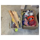 PAINT SUPPLIES, STIR STICKS, ROLLER COVERS, ETC