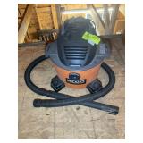 RIDGID 6 GALLON SHOP VAC, LOCATED IN THE ATTIC OVE