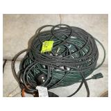 GROUP OF BLACK EXTENSION CORDS